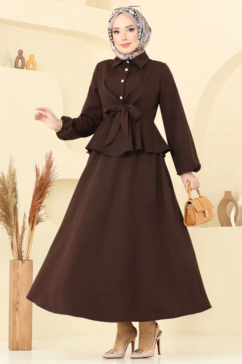 طقم بلوز وتنانير كود 0684ALG474