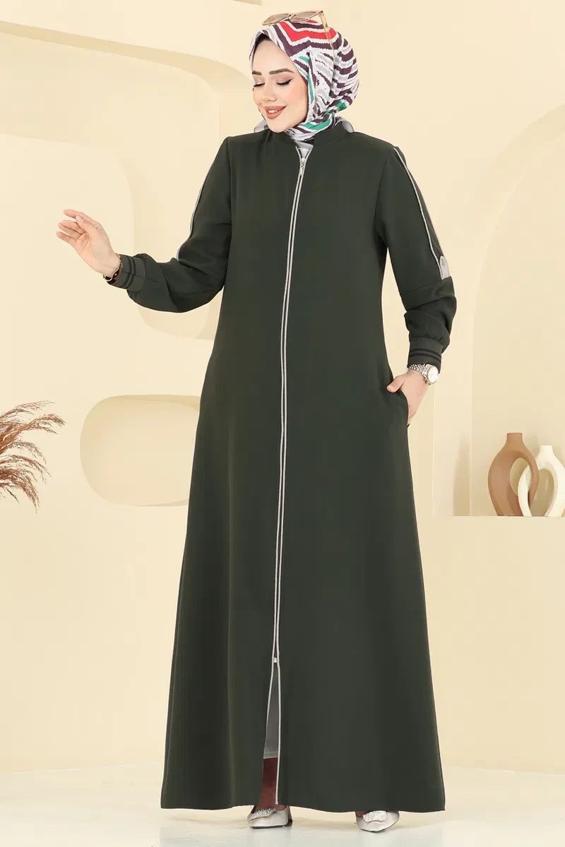 عباءة موديل سحاب كود 101OZT1013